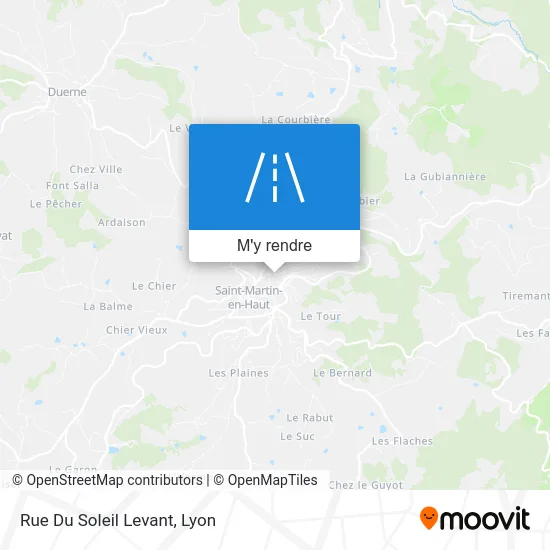 Rue Du Soleil Levant plan