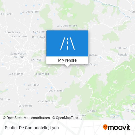 Sentier De Compostelle plan