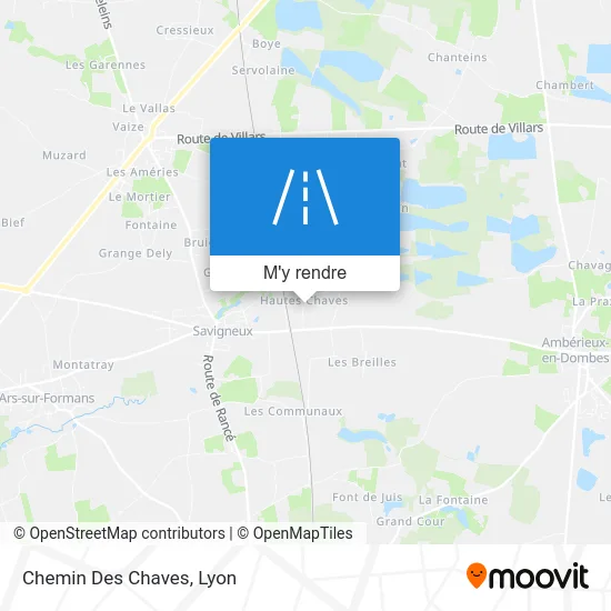 Chemin Des Chaves plan