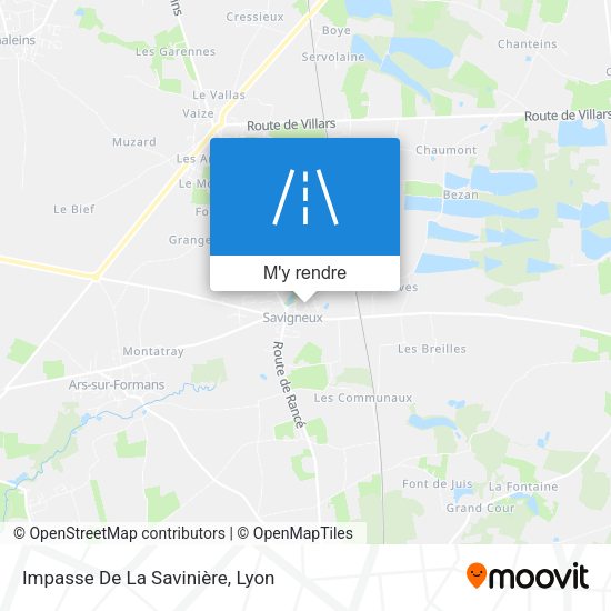 Impasse De La Savinière plan