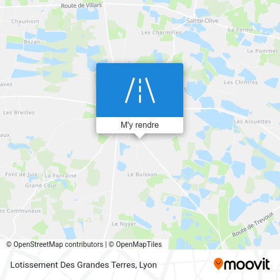Lotissement Des Grandes Terres plan