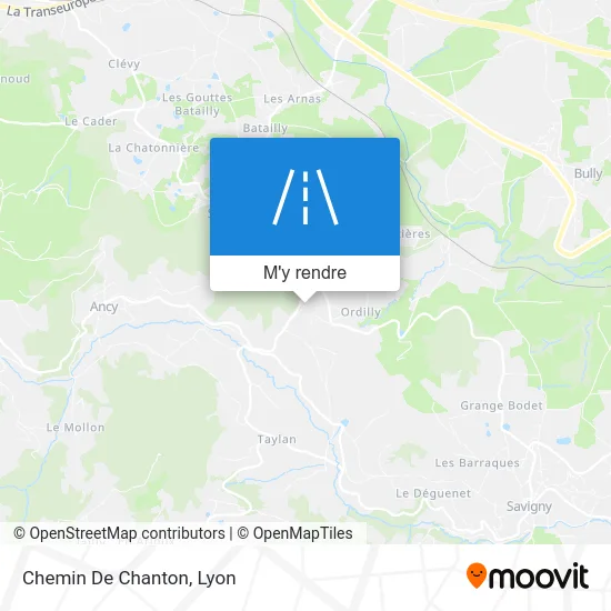 Chemin De Chanton plan