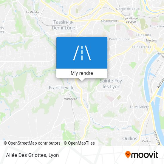 Allée Des Griottes plan