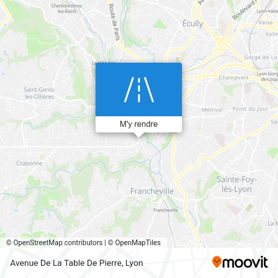 Avenue De La Table De Pierre plan