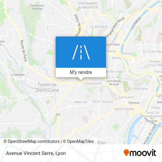 Avenue Vincent Serre plan