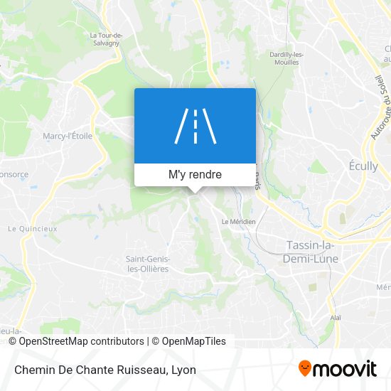 Chemin De Chante Ruisseau plan