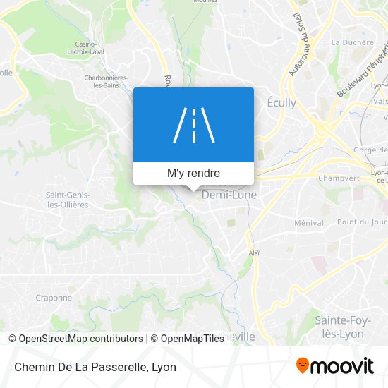 Chemin De La Passerelle plan