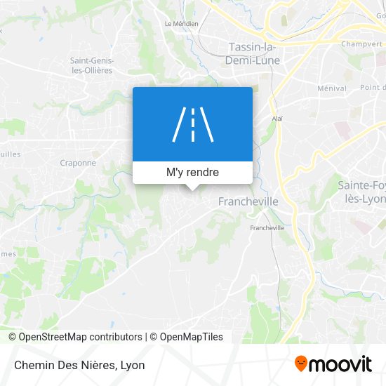 Chemin Des Nières plan