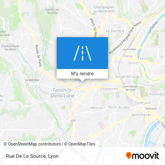 Rue De La Source plan