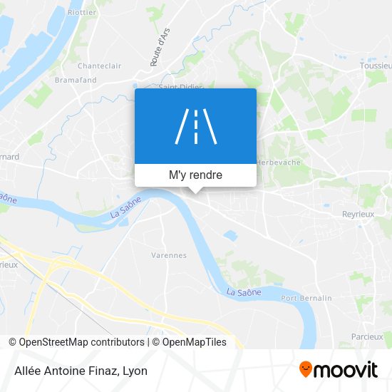 Allée Antoine Finaz plan