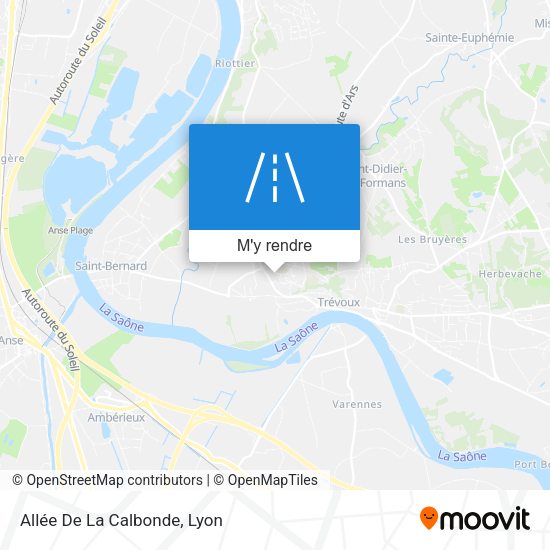 Allée De La Calbonde plan
