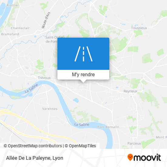 Allée De La Paleyne plan