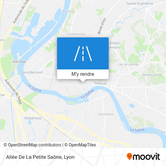 Allée De La Petite Saône plan