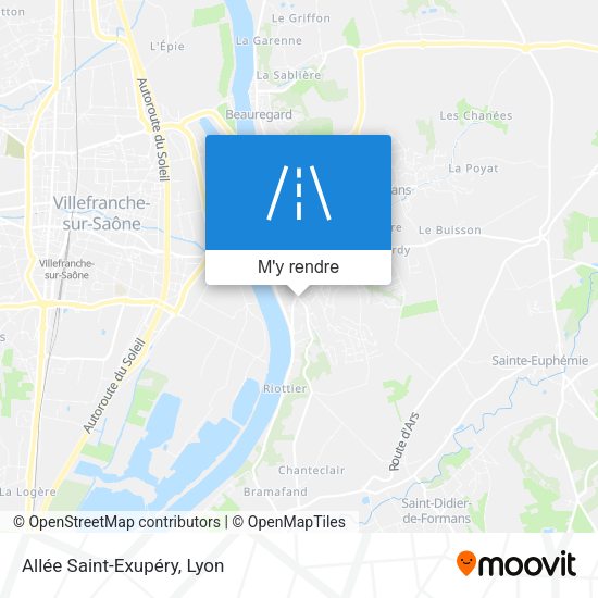 Allée Saint-Exupéry plan