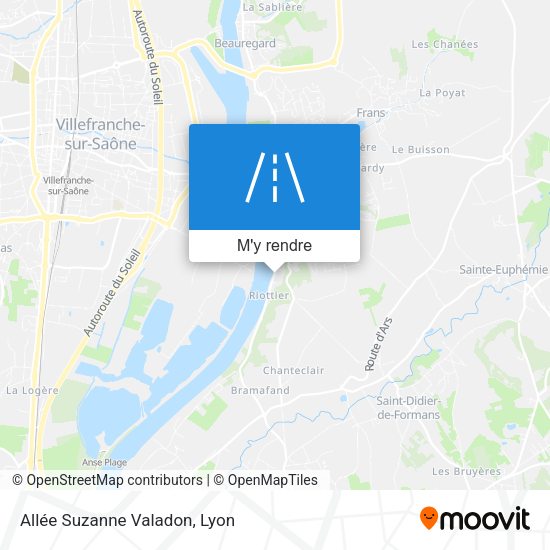 Allée Suzanne Valadon plan