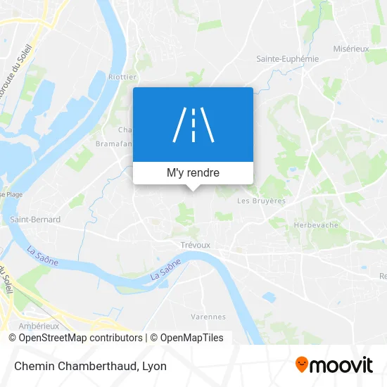 Chemin Chamberthaud plan