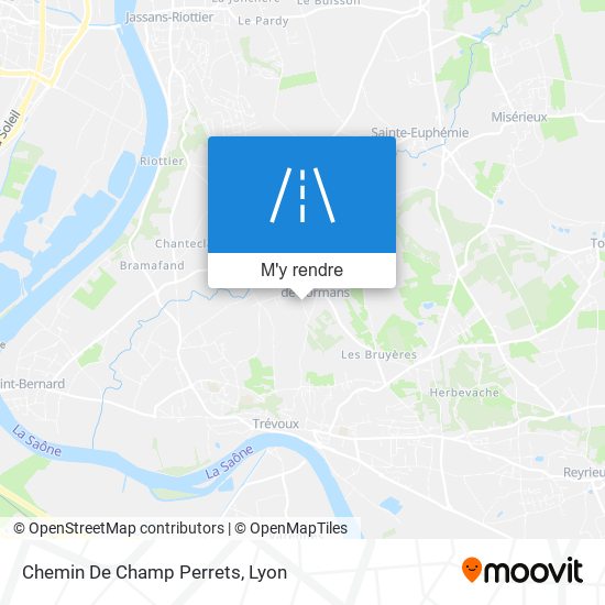 Chemin De Champ Perrets plan