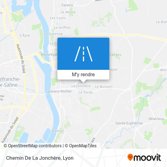 Chemin De La Jonchère plan