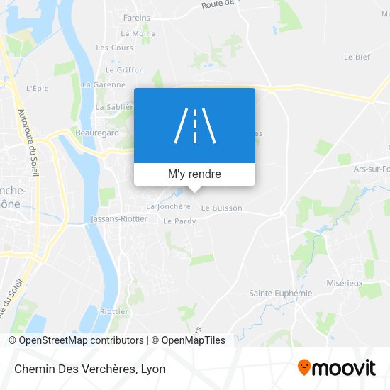 Chemin Des Verchères plan