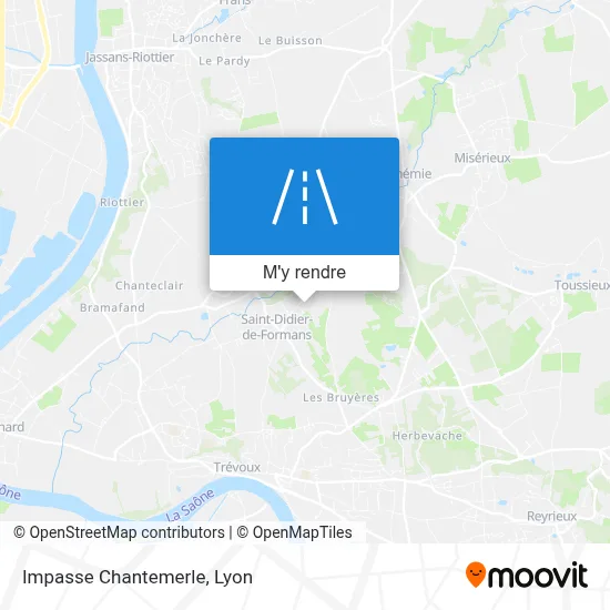 Impasse Chantemerle plan