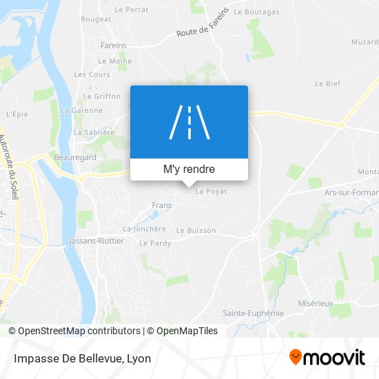 Impasse De Bellevue plan