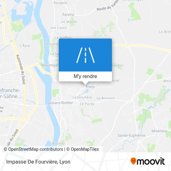 Impasse De Fourvière plan