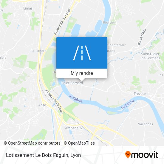 Lotissement Le Bois Faguin plan