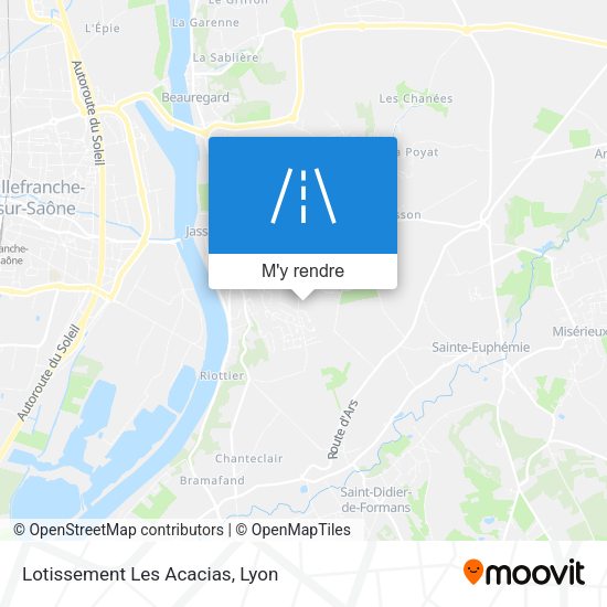 Lotissement Les Acacias plan
