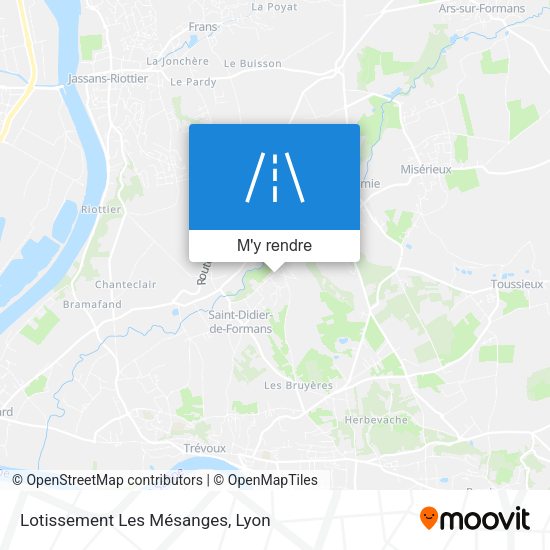 Lotissement Les Mésanges plan
