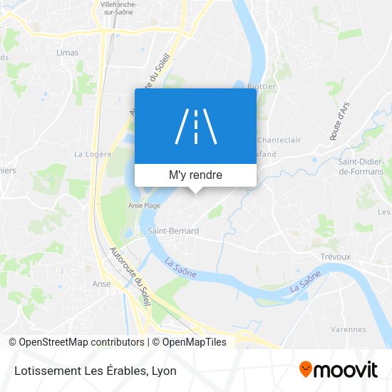 Lotissement Les Érables plan