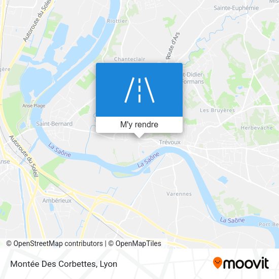 Montée Des Corbettes plan