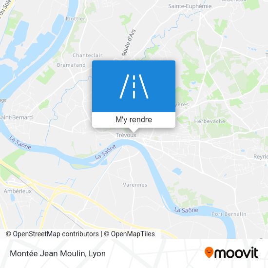 Montée Jean Moulin plan