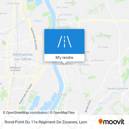 Rond-Point Du 11e Régiment De Zouaves plan