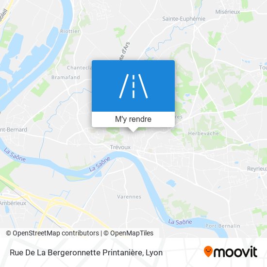 Rue De La Bergeronnette Printanière plan