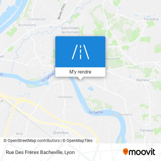 Rue Des Frères Bacheville plan
