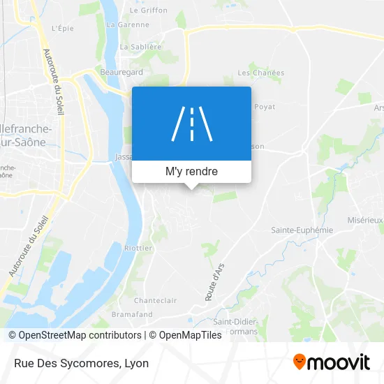 Rue Des Sycomores plan