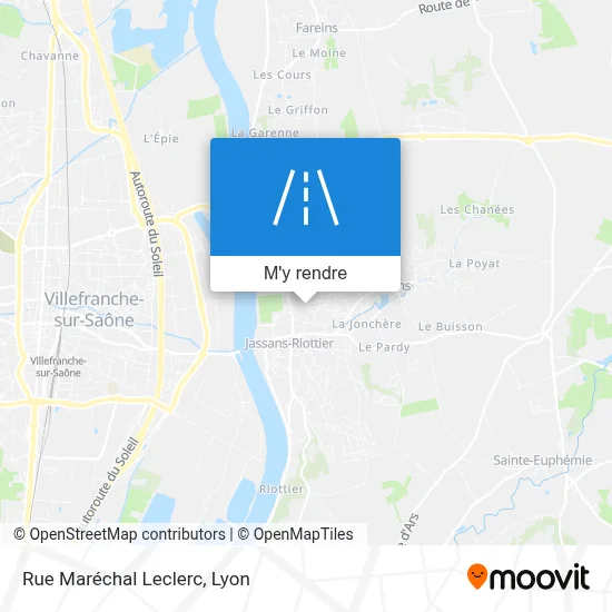 Rue Maréchal Leclerc plan