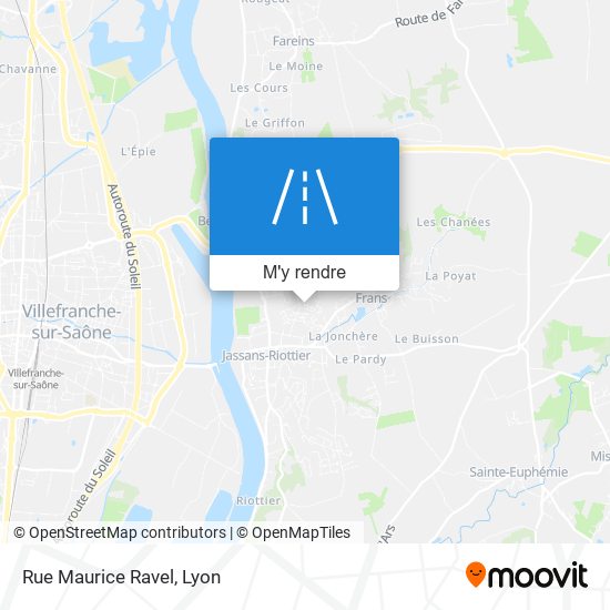 Rue Maurice Ravel plan