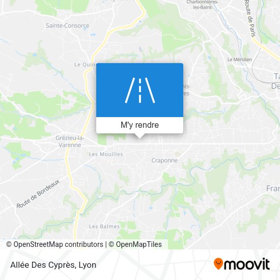 Allée Des Cyprès plan