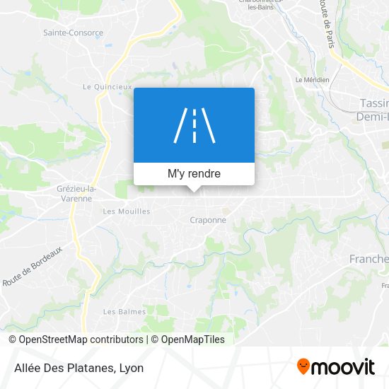 Allée Des Platanes plan