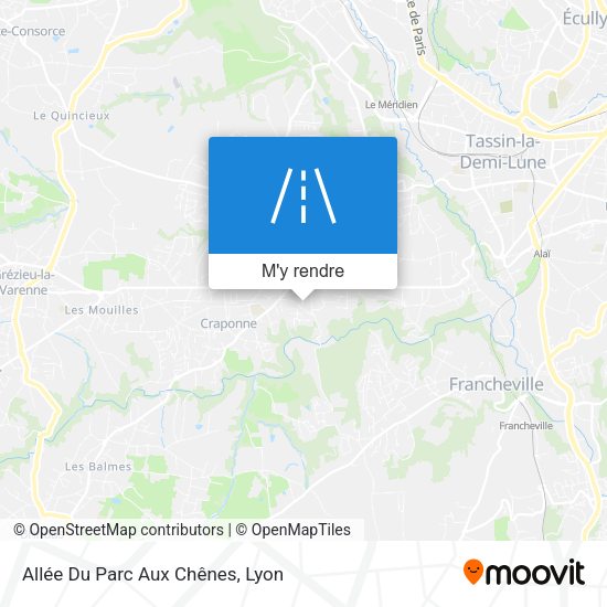 Allée Du Parc Aux Chênes plan