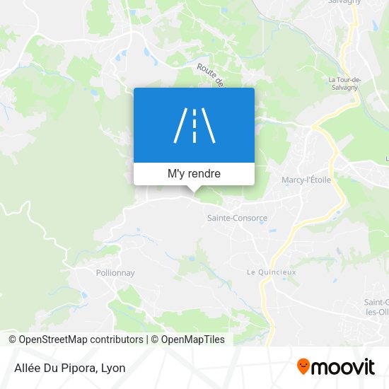 Allée Du Pipora plan