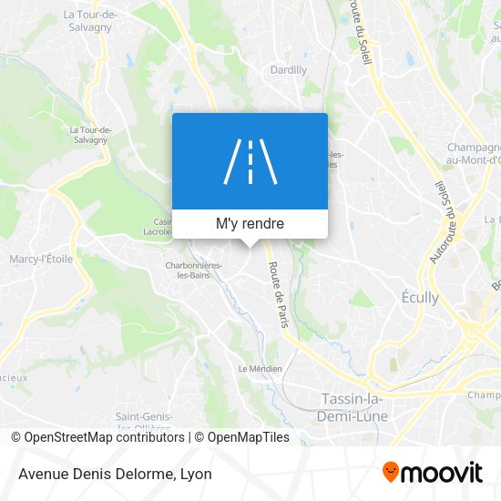Avenue Denis Delorme plan