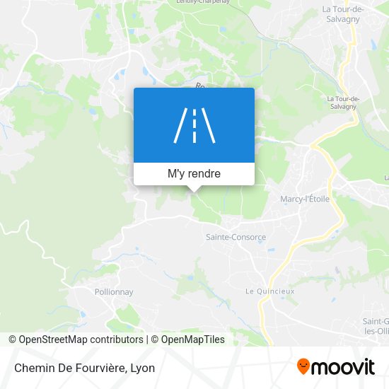Chemin De Fourvière plan