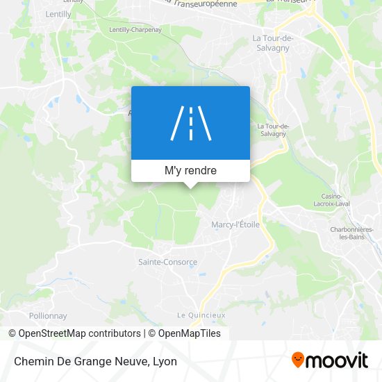 Chemin De Grange Neuve plan