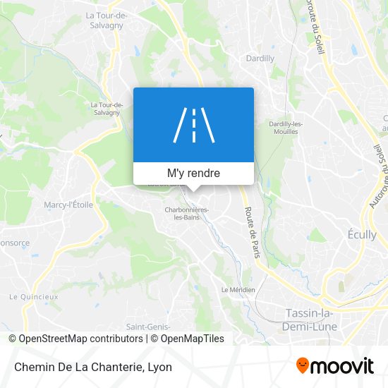 Chemin De La Chanterie plan