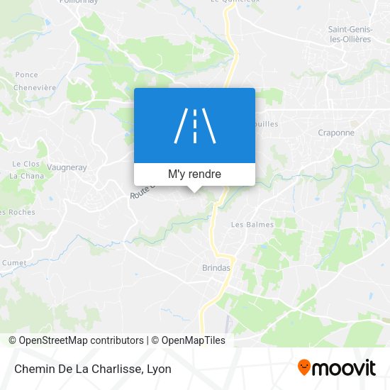 Chemin De La Charlisse plan