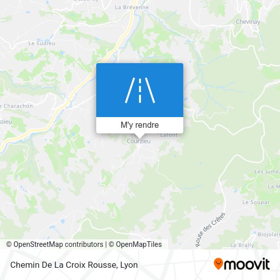 Chemin De La Croix Rousse plan