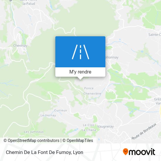 Chemin De La Font De Fumoy plan