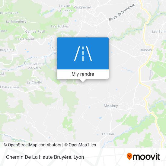 Chemin De La Haute Bruyère plan